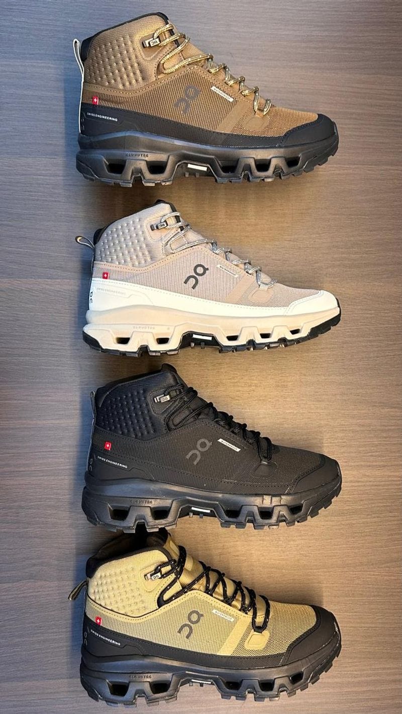 On Cloudrock Mid Waterproof – Botas ligeras e impermeables para aventura y ciudad